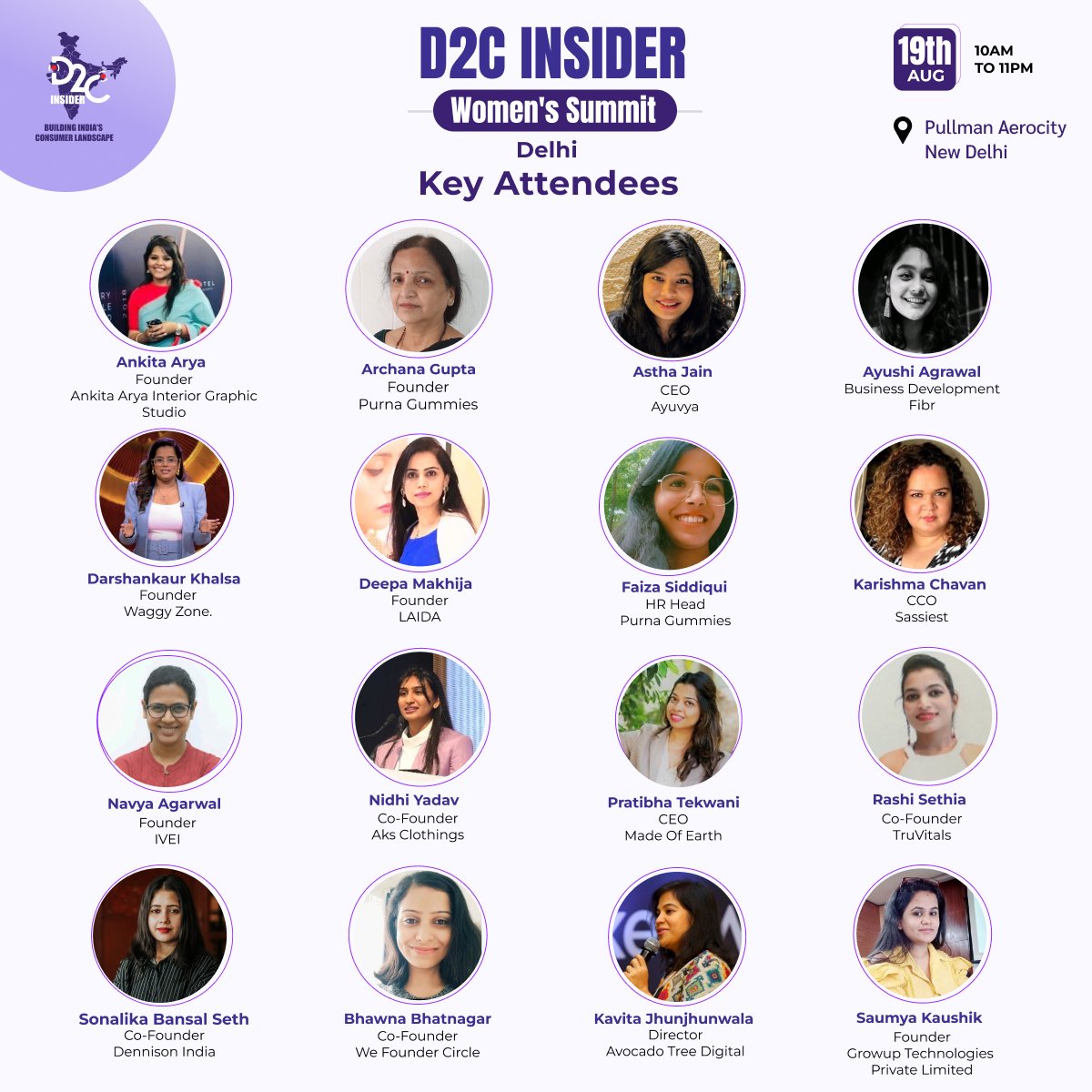 d2cinsider's tweet photo. We are setting the stage for the largest congregation of women founders in celebration of #womeninbusiness 

Have you registered yet? If not, hurry! We have a final few slots left!

Register now: https://t.co/X2y6emZNC1
#womenentrepreneurs #womenempoweringwomen #d2cinsider https://t.co/QoQgl29s0w