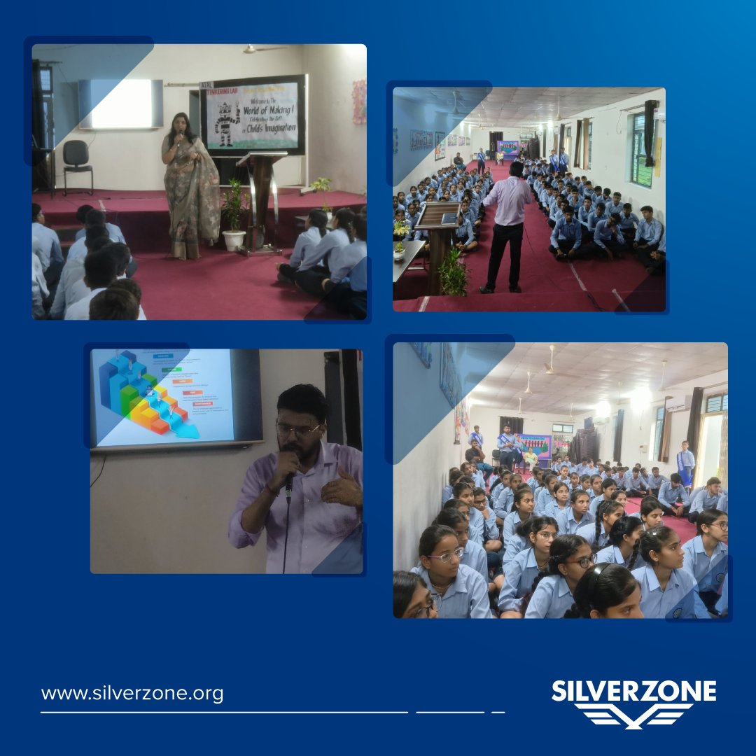 SZOlympiads's tweet photo. STEM, Robotics &amp; AI workshop at Shishu Kalyan School was a success! Thanks to Mrs Neelam for the Green India memento, school management and Mr Himanshu Sharma.

#silverzone #olympiads #stem #robotics #ai #workshop #greenindia https://t.co/bkJPqvQAs3