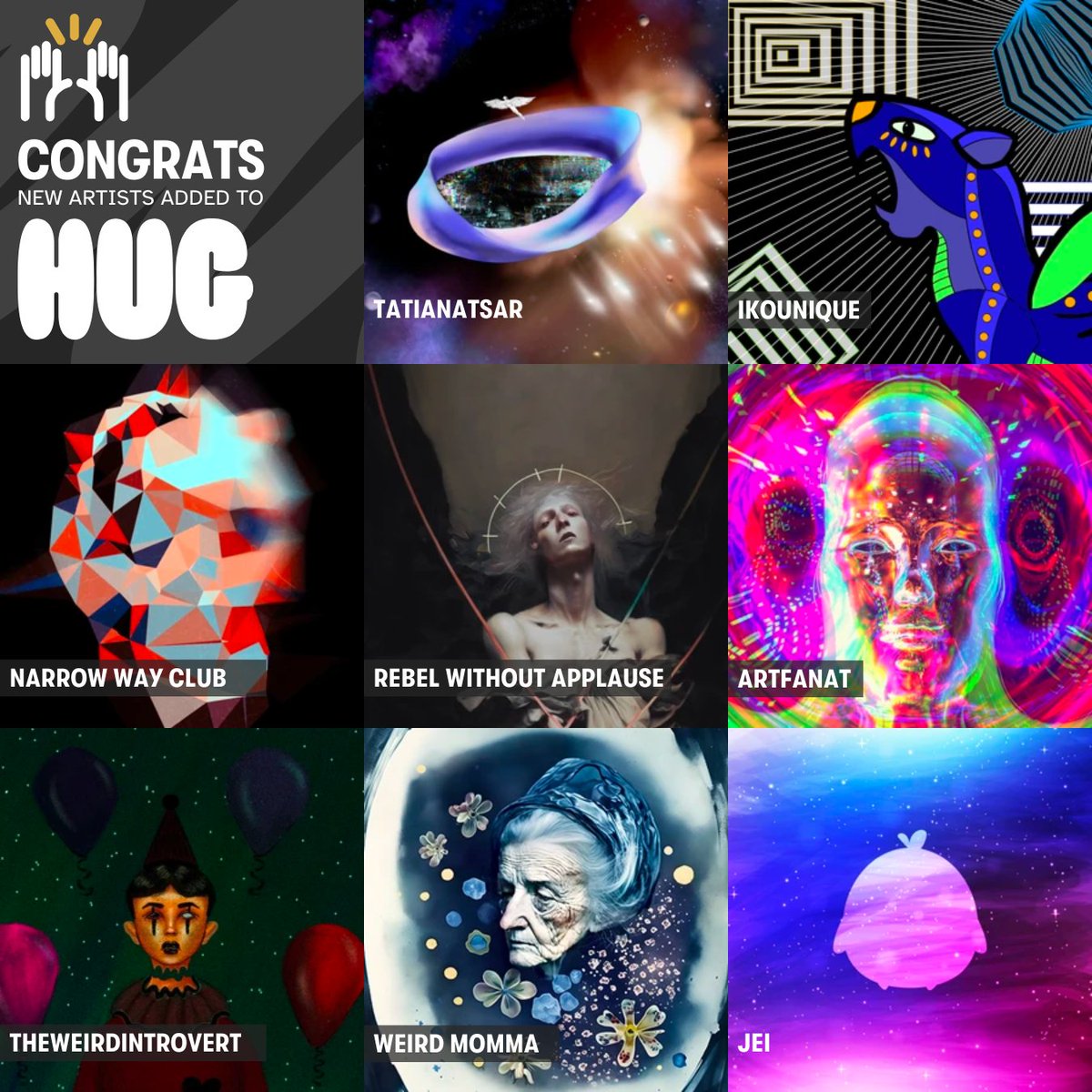 HUG 🤗 | Built for Creators. Get Your Free .ART tweet media