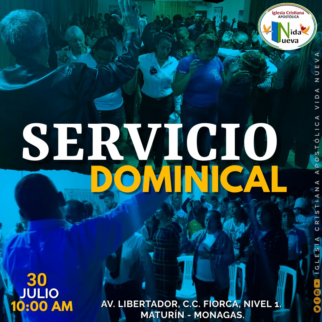 igvidanueva's tweet photo. Alabemos y glorifiquemos a Dios de manera unánime, con alegría, gozo y agradecimiento!!

¡¡Te esperamos!!
.
.

Nuestras Redes Sociales:
👤📲 ➡️ https://t.co/qWuMB2p2bW
🎬🎥 ➡️ https://t.co/PaeqrxNSFs
💌 📸➡️ https://t.co/9Rn3ZHzBac

 #IglesiaCristiana  #CristoTeAma #Maturin https://t.co/kD1fiGScSJ