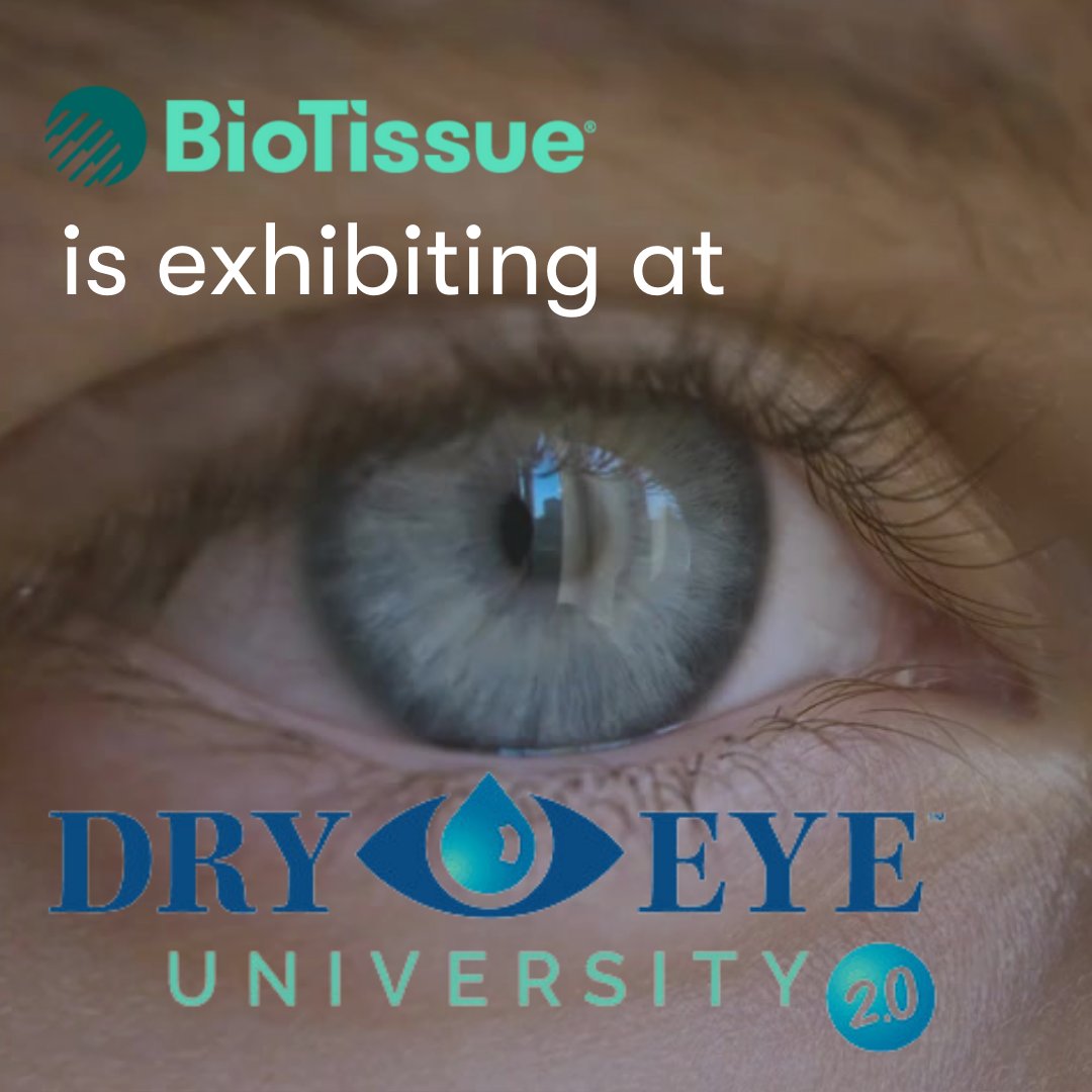 BiotissueOcular's tweet photo. 🌟 Save the Date! Join us at Dry Eye University on August 4th and 5th at the breathtaking Gaylord Palms Resort &amp; Convention Center in Orlando, FL. Register now and secure your spot! https://t.co/vqVumFLNQQ

#DryEyeUniversity #EyeHealth #Prokera #Optometry #DryEyeDisease https://t.co/IALNr1w0np