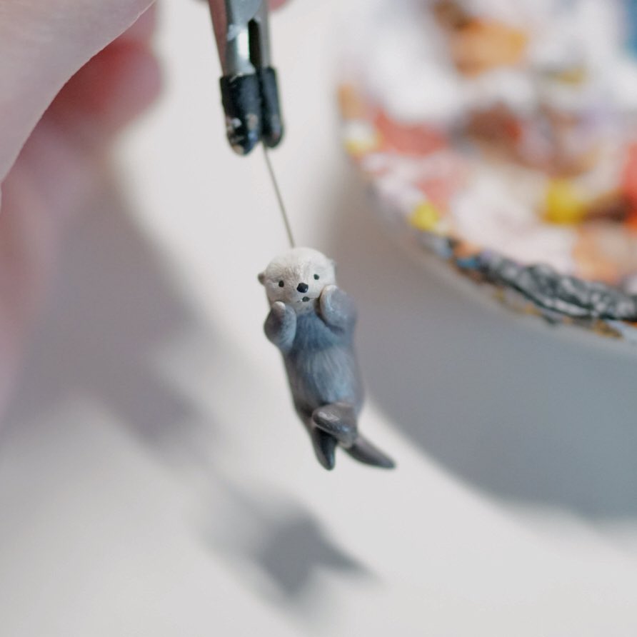 molamolasola's tweet photo. 💚ラッコのイヤリング💚

#独角森林士多
#unimroi
#イヤリング
#earrings 
#手作り　
#粘土　
#clay
#ラッコ
#rakko
#海獺 https://t.co/2BcOhp0ZM6