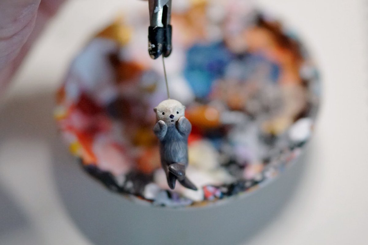 molamolasola's tweet photo. 💚ラッコのイヤリング💚

#独角森林士多
#unimroi
#イヤリング
#earrings 
#手作り　
#粘土　
#clay
#ラッコ
#rakko
#海獺 https://t.co/2BcOhp0ZM6