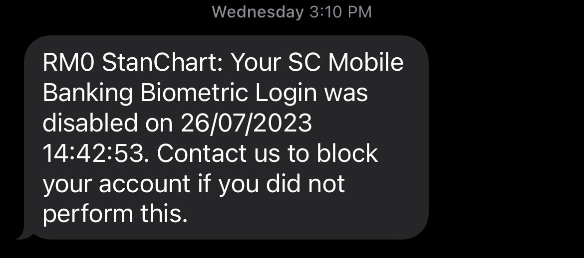 KiddyKiel's tweet photo. @StanChartHelp @StanChart Ive follow instruction to email since stupid agent told me so, ur email says urgent matter contact client services? Now what? This is urgent banking Biometric login disable? Isn’t this urgent for you? https://t.co/Nmf7UowGLE