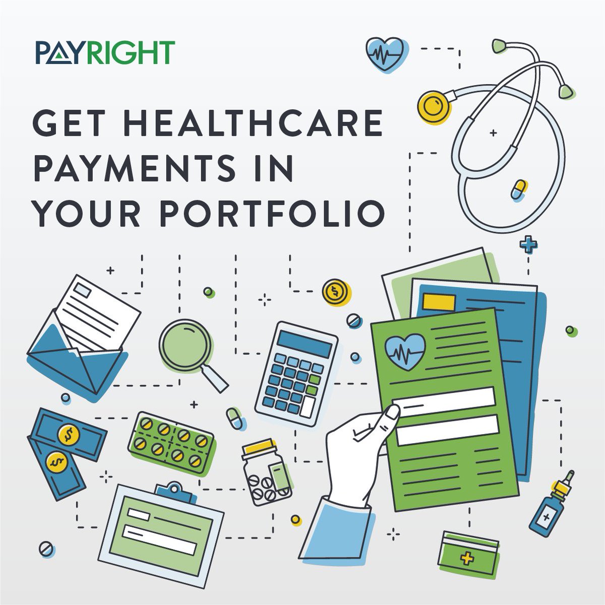 PayRight's healthcare suite delivers tools that optimize payment acceptance for your healthcare merchants. Connect with our ISO team to see how this platform can expand your portfolio: bit.ly/3rLEply  

#healthcarepayments #payments #payright #patientpayments
