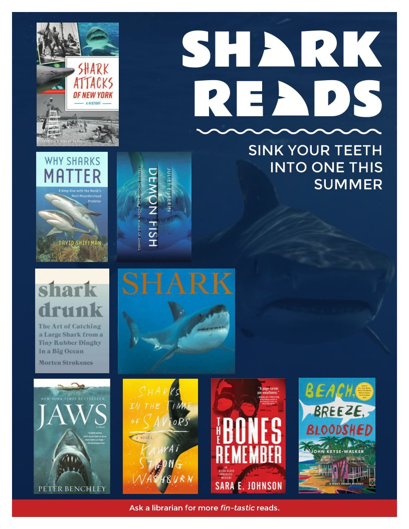 Did you celebrate Shark Week? libraryaware.com/2TMPXQ