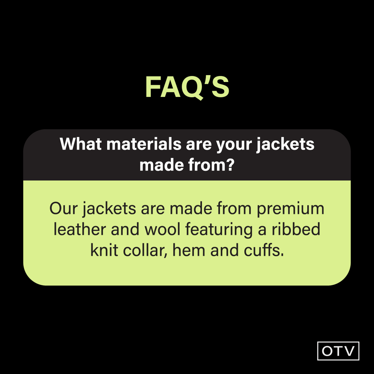 It's FAQ Friday! 🎉 If you have any additional questions feel free to DM us or drop us an email at sales@ontrendvarsity.com

#varsity #fashion #jacket #hoodie #style #ontrend #ontrendlook #datenight #urbanfashion #streetwear #classicfashion