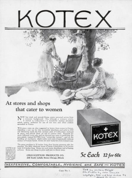 ARPA_H's tweet photo. Red Cross nurses are credited as the first to use a military surgical dressing called Cellucotton to create makeshift sanitary napkins. When the company behind Cellucotton heard of their ingenuity, Kotex was invented. #IdeasAreEverywhere https://t.co/om35J48Bms