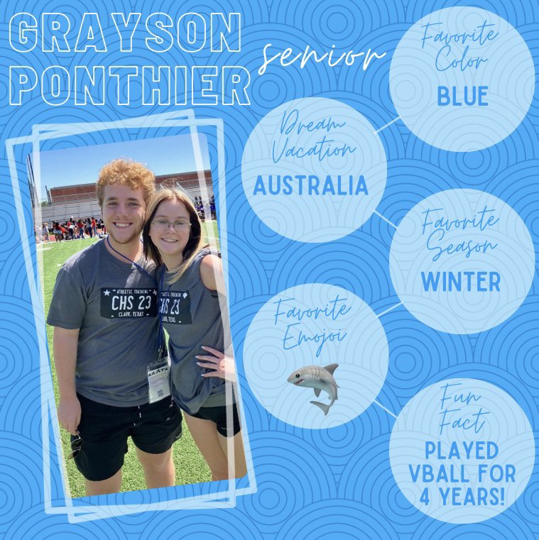 ClarkCougarVB's tweet photo. 3️⃣ Days away! Grayson is starting his 3rd year as our super trainer who does it all and we couldn’t be more excited to have him for one more year! 🐾👏🏼🏐 https://t.co/rOcxpycjbq