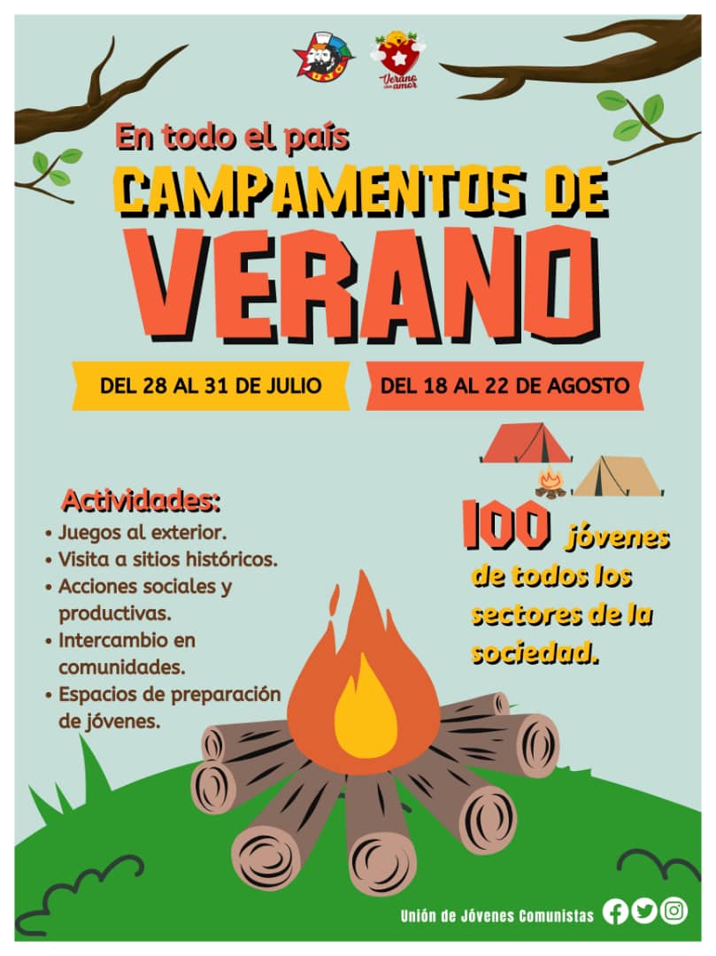 JuventudUM's tweet photo. Y ahora sí comenzó el Verano con la UJC de Matanzas más activa y creativa!!!
  Se propone esta vez variadas actividades festivas y culturales , dónde en el trabajo con las comunidades mantanceras serán la prioridad #VeranoConTodos https://t.co/H1oencwDBR