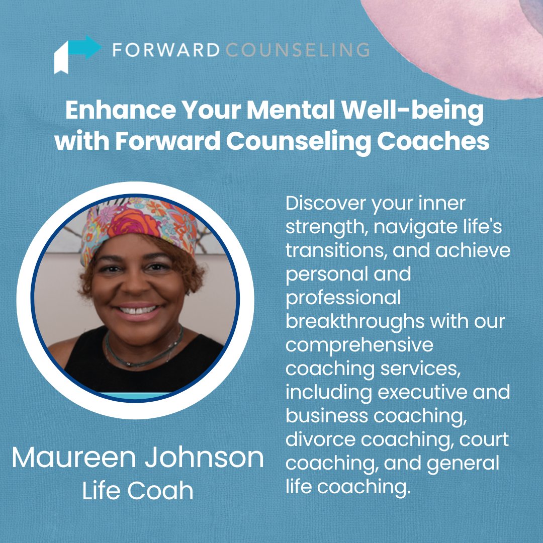 🌟 Enhance Your Well-being with Forward Counseling Coaches! 🚀
Discover your inner strength and achieve your goals here forwardcounseling.com/coaching! 💼🌈✨ #ForwardCounseling #CoachingServices #Empowerment #AchieveYourGoals #Tennessee