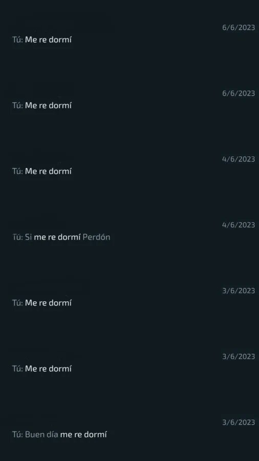 me descuidas un segundo y: