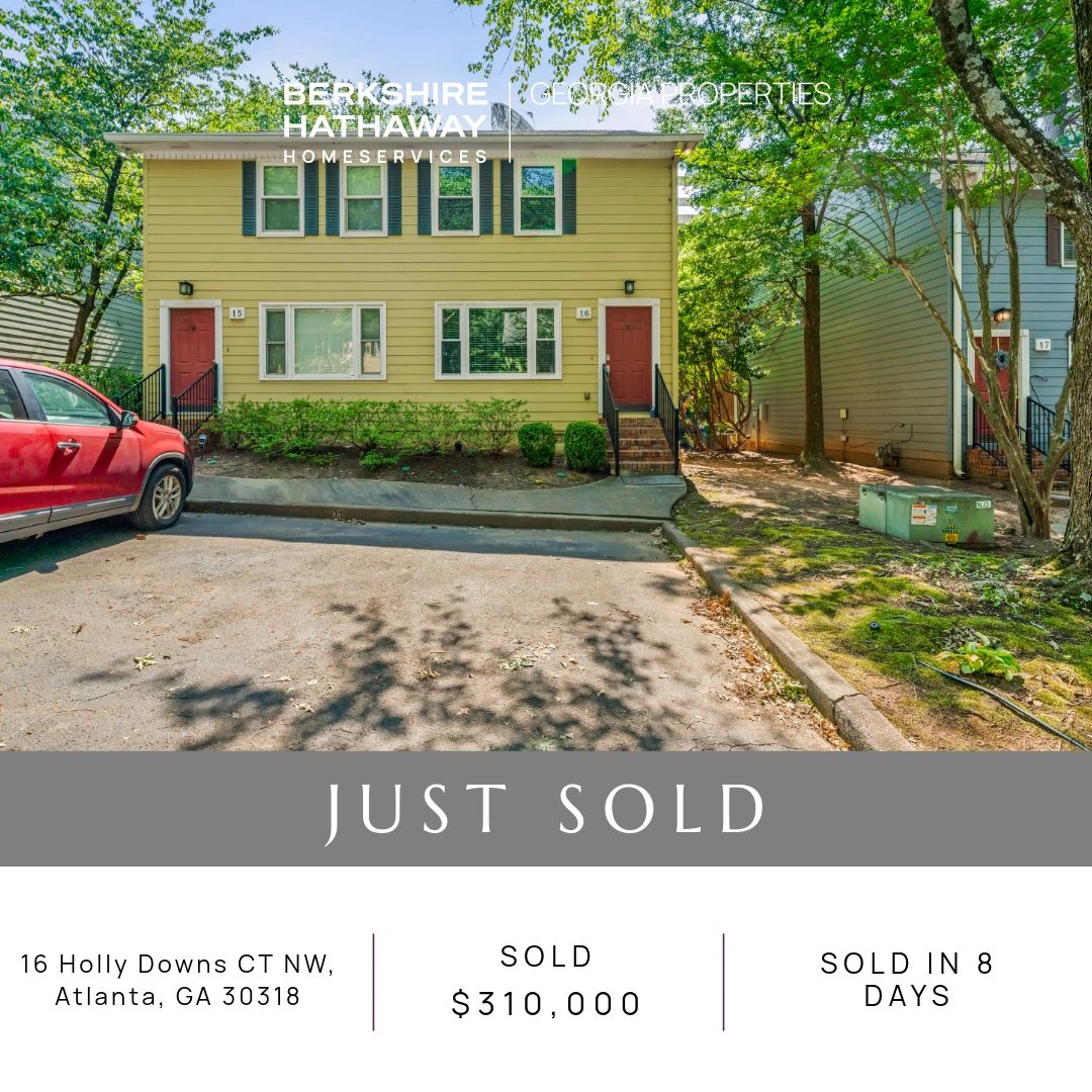 16 Holly Downs Ct NW, Atlanta, GA 30318 sold in 8 days for 100% of purchase price/asking price! Turn to us for a great deal on your home. #JustSold #HomeSales #BHHSGA #RealEstate