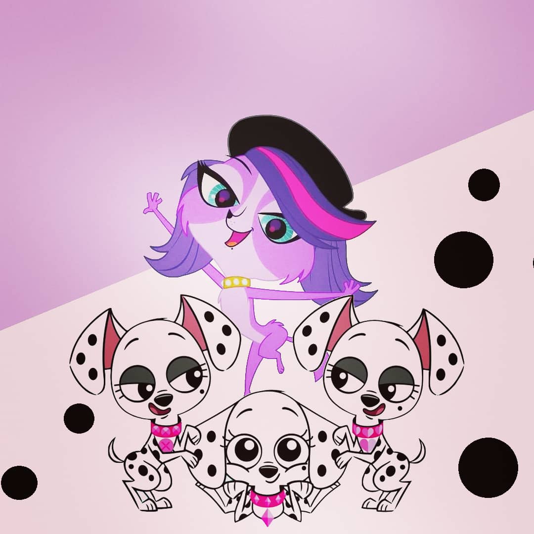 Nano0g01's tweet photo. Here it could be said that instead of being 2 similar characters we have 4 who share the characteristic that they like the world of glamor and fashion, in addition to being models in their respective cartoons
#littlestpetshop #101dalmatianstreet #crosssover https://t.co/abc6G3orPo