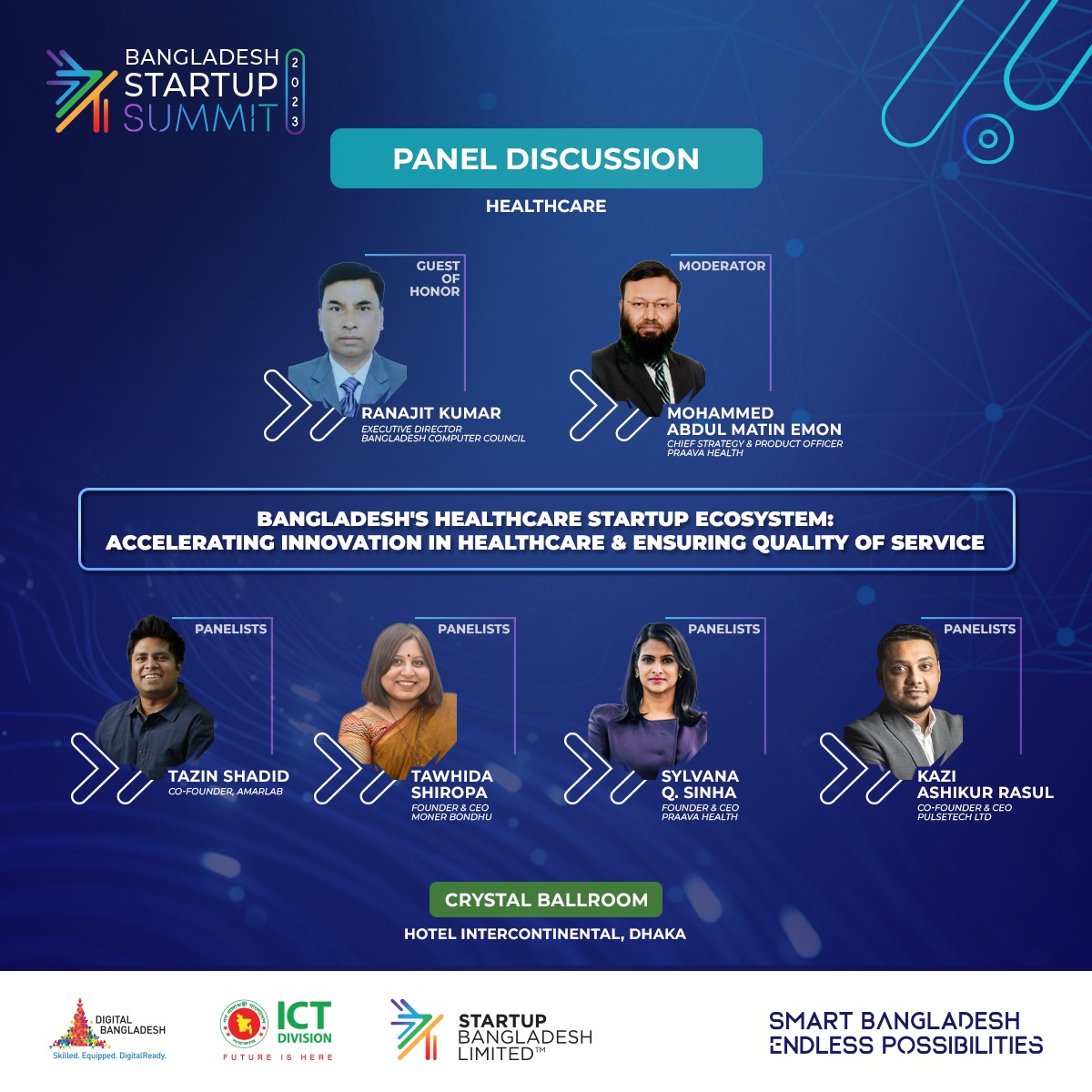 PraavaHealth's tweet image. Praava's Founder @sqsinha &amp;amp; Chief Strategy &amp;amp; Product Officer Mohammad Abdul Matin Emon are excited to be joining this year's Bangladesh Startup Summit to explore the challenges and opportunities of our healthcare startup ecosystem.