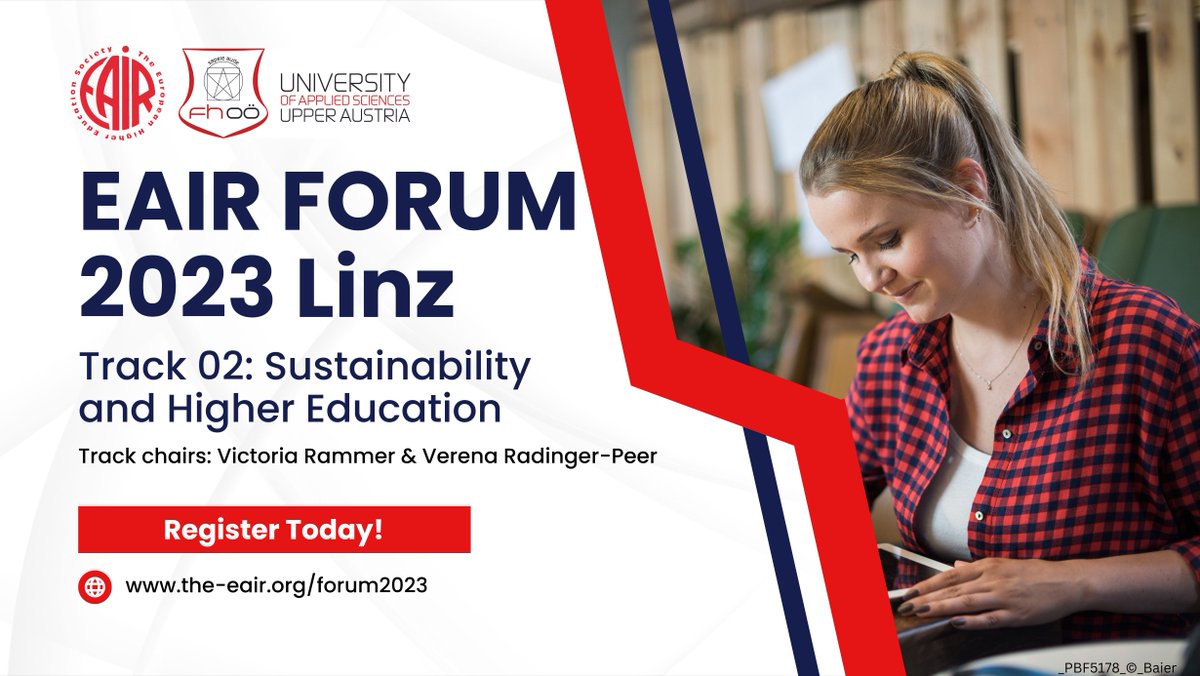Passionate about #sustainability in higher education? 🎓🌿 Join us at #EAIR2023 to discuss the role of HEIs in sustainable development. Find out more here: buff.ly/4787GXY 🌎🔑