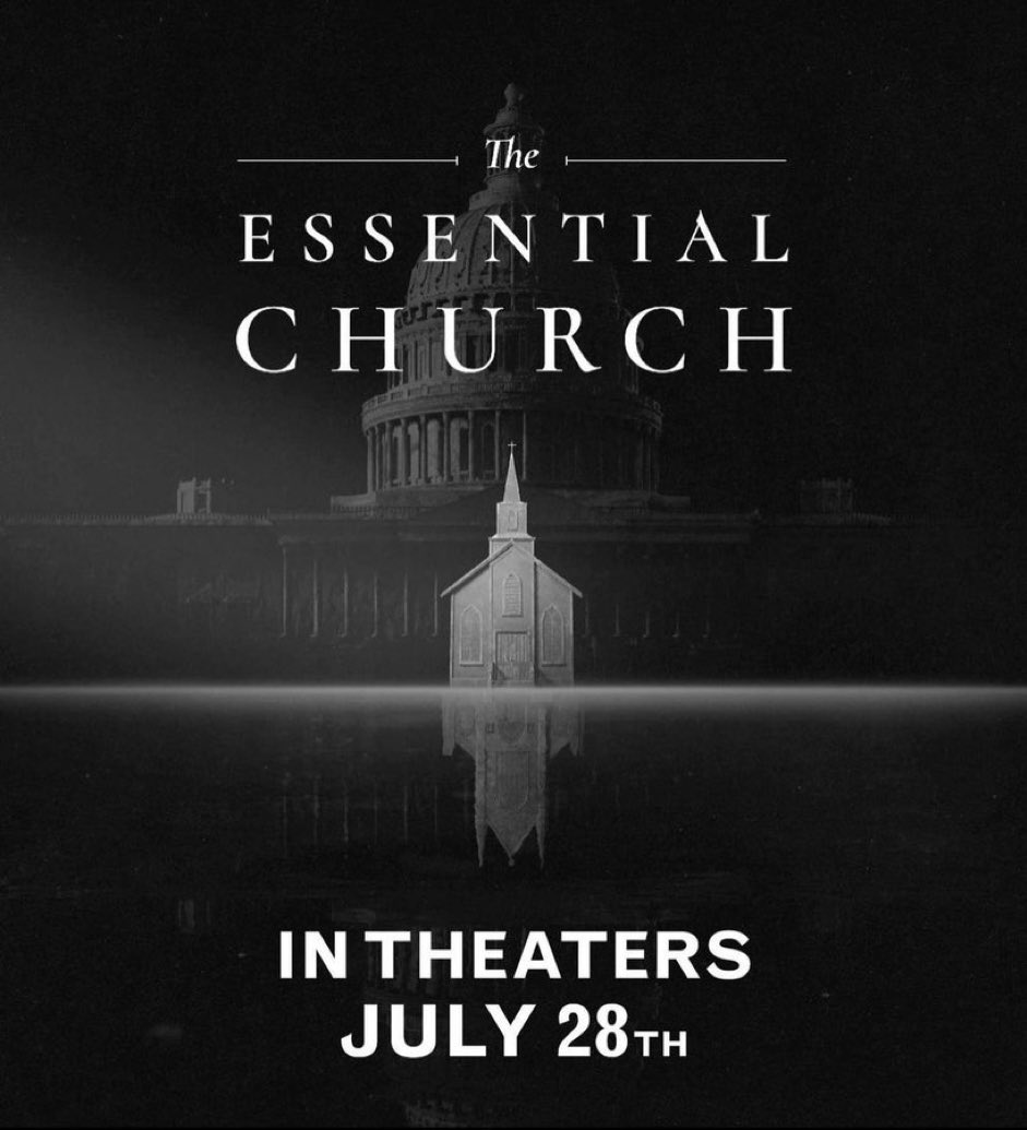 jarbitro's tweet photo. The Essential Church movie releases today. Here is my review. Short version: you need to see this.
It is about courage more than COVID. 

https://t.co/E8Cn3fuLyb https://t.co/1WIxidMbiS