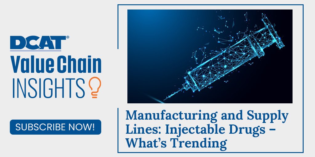 Injectable drugs are an increasingly important part of the bio/pharma market. What are key trends and technological developments for injectable drugs, including drug-device technology? #DCAT #ValueChainInsights looks at the latest. dcatvci.org/features/manuf…