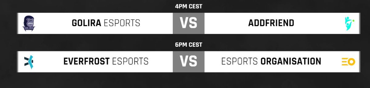 Here is our match schedule for today. Predictions anyone?