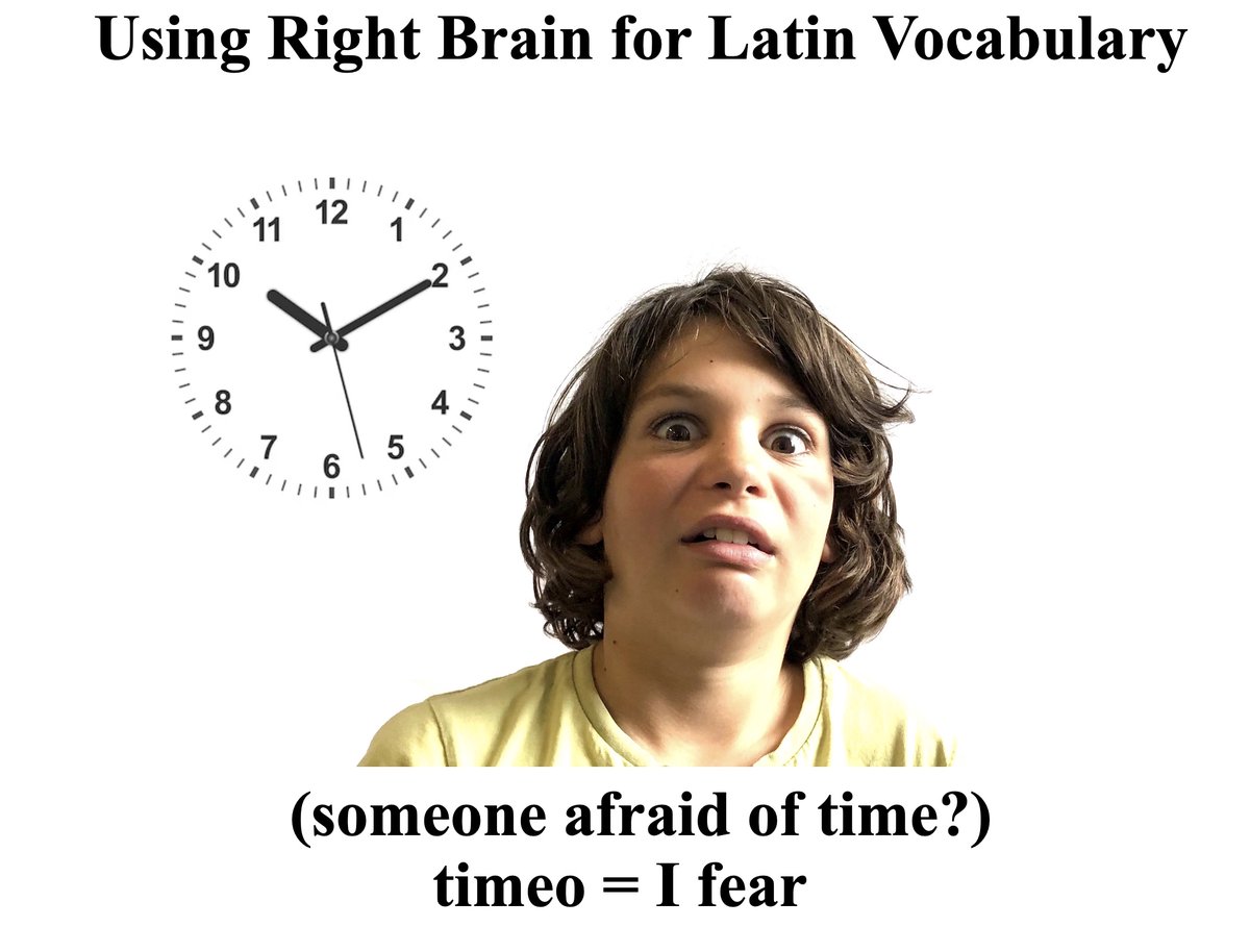 CarolineLawrenc's tweet photo. You just missed my Zoom talk for @LatinProgramme #viafacilis on #LearningLatinWithAesopsFables. Shout-out to @carolinetutor for helping us learn #tandem with the Creative Right Brain! π #rana #timeo #LatinVocab https://t.co/HsQa7J2wfK