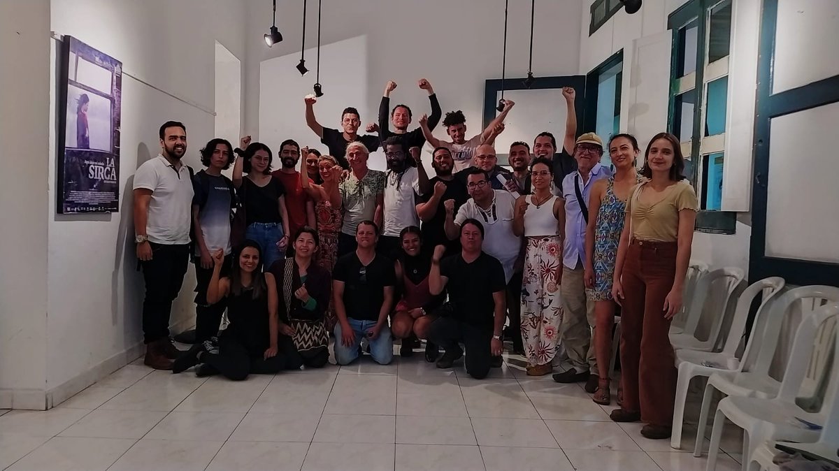 Chuchumayo's tweet photo. La unidad nos hace grandes, la organización nos hace fuertes y la lucha creativa nos hace libres. ¡Viva la Corporación Caqueteña de Artistas! https://t.co/q487gg610p