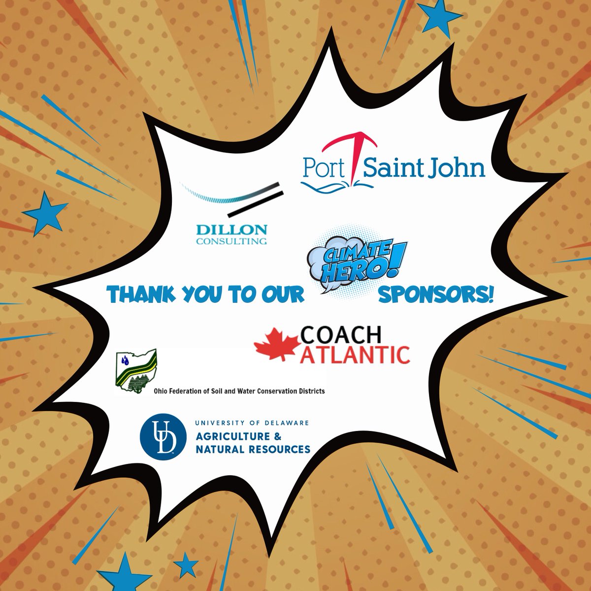 NCFEnvirothon's tweet photo. Thank you to our BRONZE sponsors for helping to make #2023ncfenvirothon a HUGE success!

@NCF_cares  
#envirothon
@coachatlantic
@PortSaintJohn
@soilandwater
@Udcanr https://t.co/6Y1AgiOlyJ