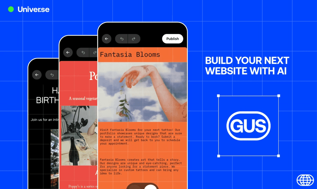 MultiplatformAI's tweet photo. Universe Unveils GUS: The AI-Powered Mobile Website Designer

#Accessibility #AI #AIpoweredwebsitedesigner #artificialintelligence #customwebsites #Design #GenerativeUniverseSites #GUS #Inclusivity #iOSusers #llm #machinelearning #nocode

https://t.co/4xZt9I3NS2 https://t.co/E8AKpwxvqu