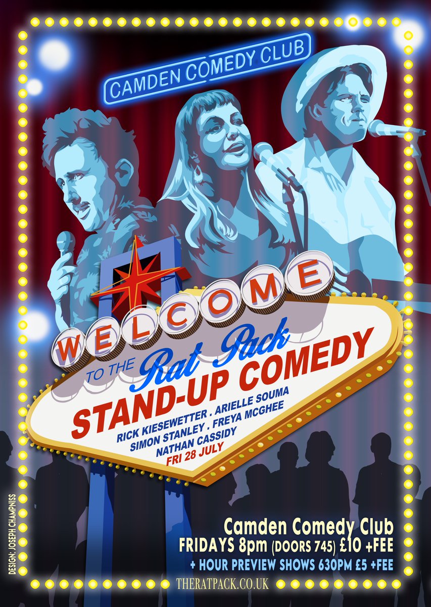 _theratpack's tweet photo. TONIGHT! @camdencomedy @camdenhead
END OF SEASON SPECIAL 8pm ⭐️⭐️⭐️⭐️⭐️ lineup!
https://t.co/O2f4xynP8q
@RickKiesewetter 
@phatcomedian
@SimonStanleyW
+ 630pm Buxton 2023 Best standup nominee &amp; Brighton 2023 Best standup winner
@nathancassidy 'Fifty' £6 https://t.co/NYli4sB5sH https://t.co/FLbjhp0FsD