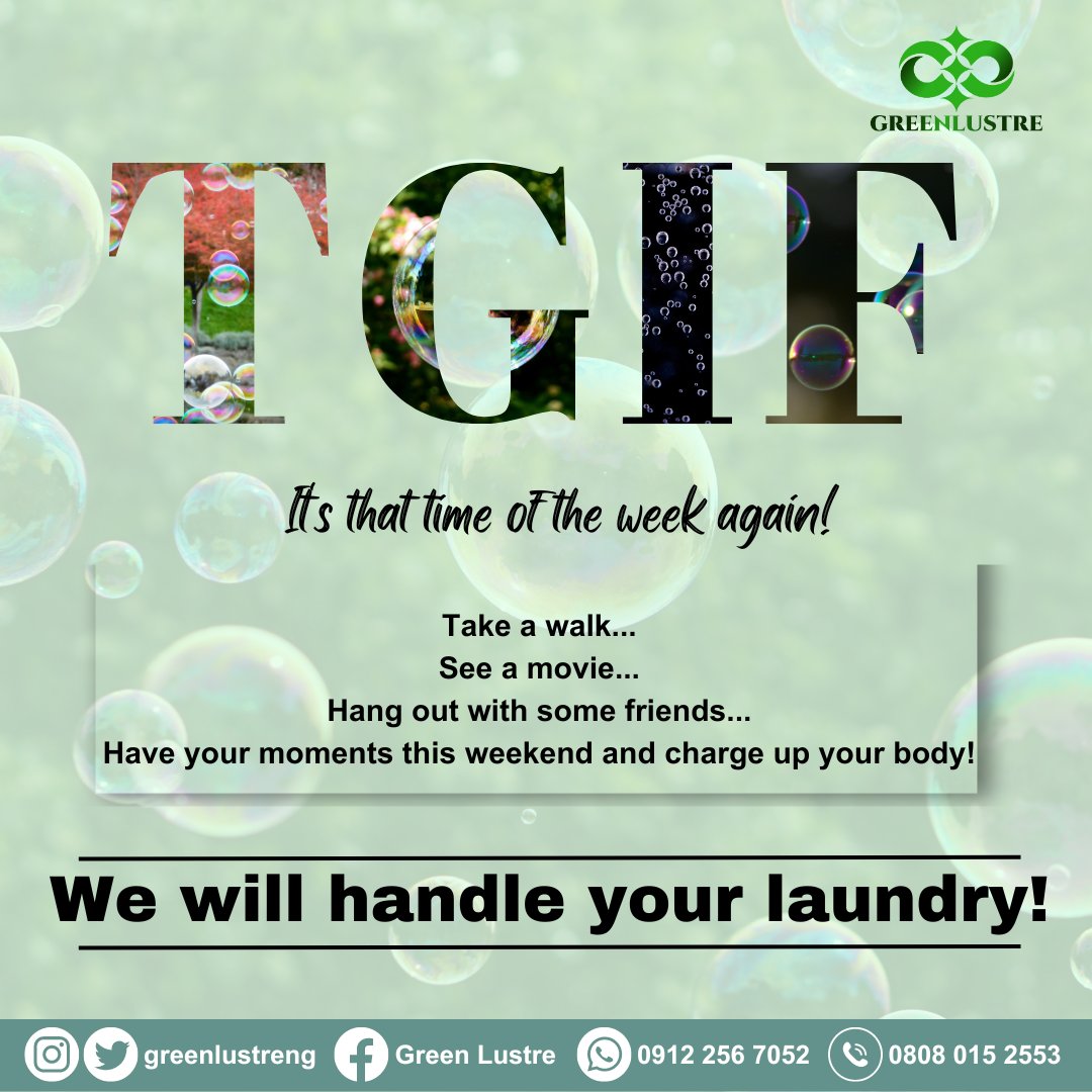 Greenlustr's tweet photo. Thank God it's Friday!💚

#TGIFriday #TGIF https://t.co/Zt0Rsf7BWB