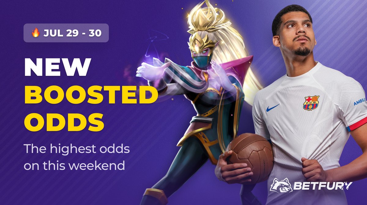 BetfuryID's tweet photo. Boosted Odds:
 #ClubFriendlyGames:
29.07 FC Barcelona vs Real Madrid

 #BrasileiroSerieA
29.07 Fluminense vs Santos
30.07 Atletico Mineiro vs Flamengo

 #ProLeague
30.07 Club Brugge vs. KV Mechelen

https://t.co/DspQVOnV0C
@Lux_____Sky  @Fier1012 @cctip_com airdrop 2000 SOS 100