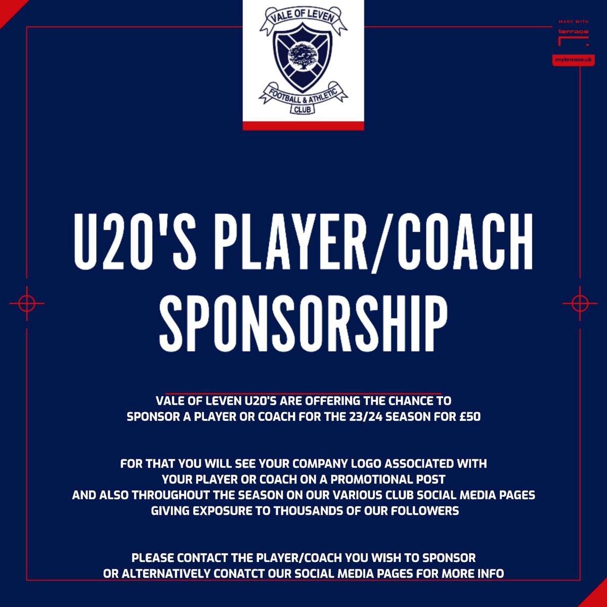 Vale Of Leven FC 20’s tweet media