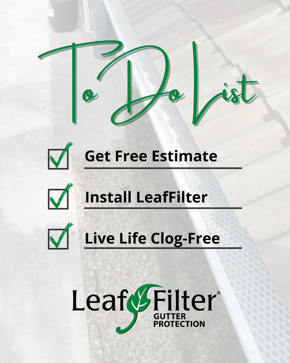 Summer is here, and we've got our to-do list ready! Check off ✅ protecting your gutters with LeafFilter! With our products, you can enjoy summer to the fullest! 😎 Check out our website at gutte.rs/3Ow5TVc to learn how we're making gutter cleaning a thing of the past.