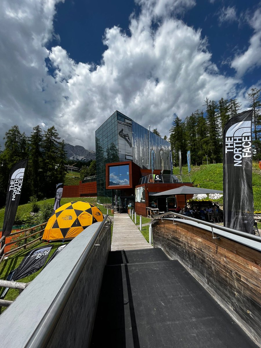 Almost ready for #CortinaOutdoorSummerCamp by <a href="/TheNorthFaceEU/">The North Face EU</a> Appuntamento a domani! #neverstopexploring