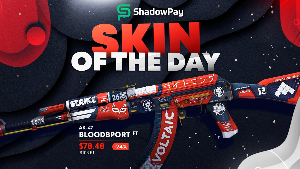 ShadowPaycom's tweet photo. Anothery day another HOT DEAL!🔥 
Check out this AK-47 Bloodsport here - https://t.co/Dhrch3Qjfd 
The offer won't last for long! 💥 
#csgo #csgoskins #shadowpay #shadowpaycom #csgotrades #counterstrike #csgoskin #csgoknife #csgogiveaway #csgogiveaways #gaming #source2 #csgo2 https://t.co/68pN7yor9k