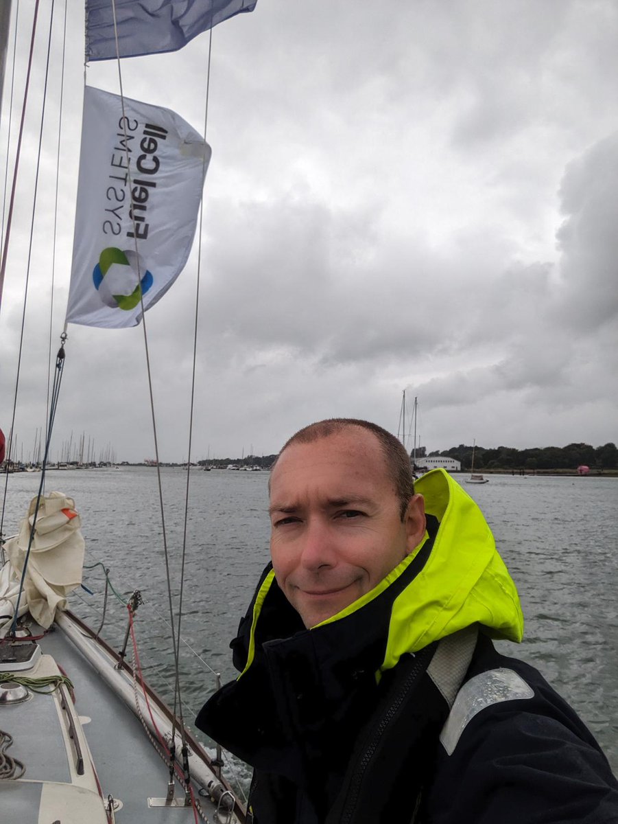 🌊🏆 Exciting news! ⛵️ Our CEO, Tom Chicken, races in Rolex Fastnet 2023! With 101.7 NM to go, the Ugly Duckling sails strong with an EFOY 150 Fuel Cell on board! Go Ugly Duckling! 💨🔋 #SailingAdventure #Fastnet2023 #SustainablePower