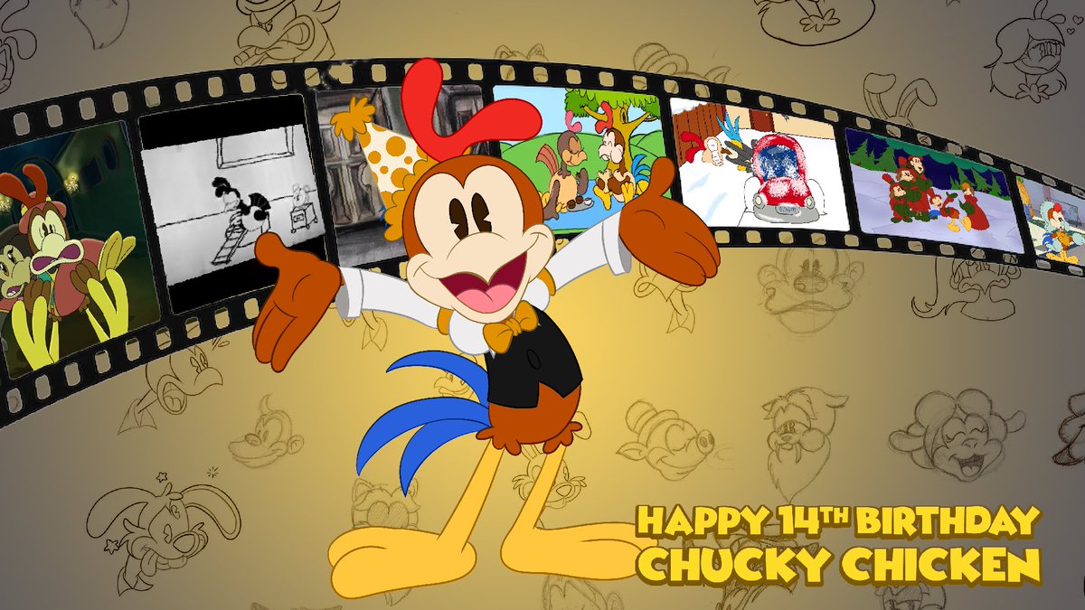 On this day back in 2009, Chucky made is official debut on YouTube in the cartoon 'Wake Up Call'; look how far we've come since then!  Happy birthday, Chucky  #ChuckyChicken #YouTubeOriginal #happybirthday #indieanimation #animation