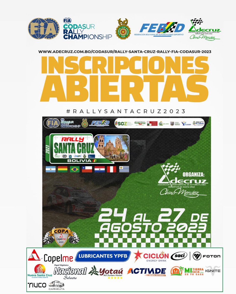 rally fia codasur tweet media