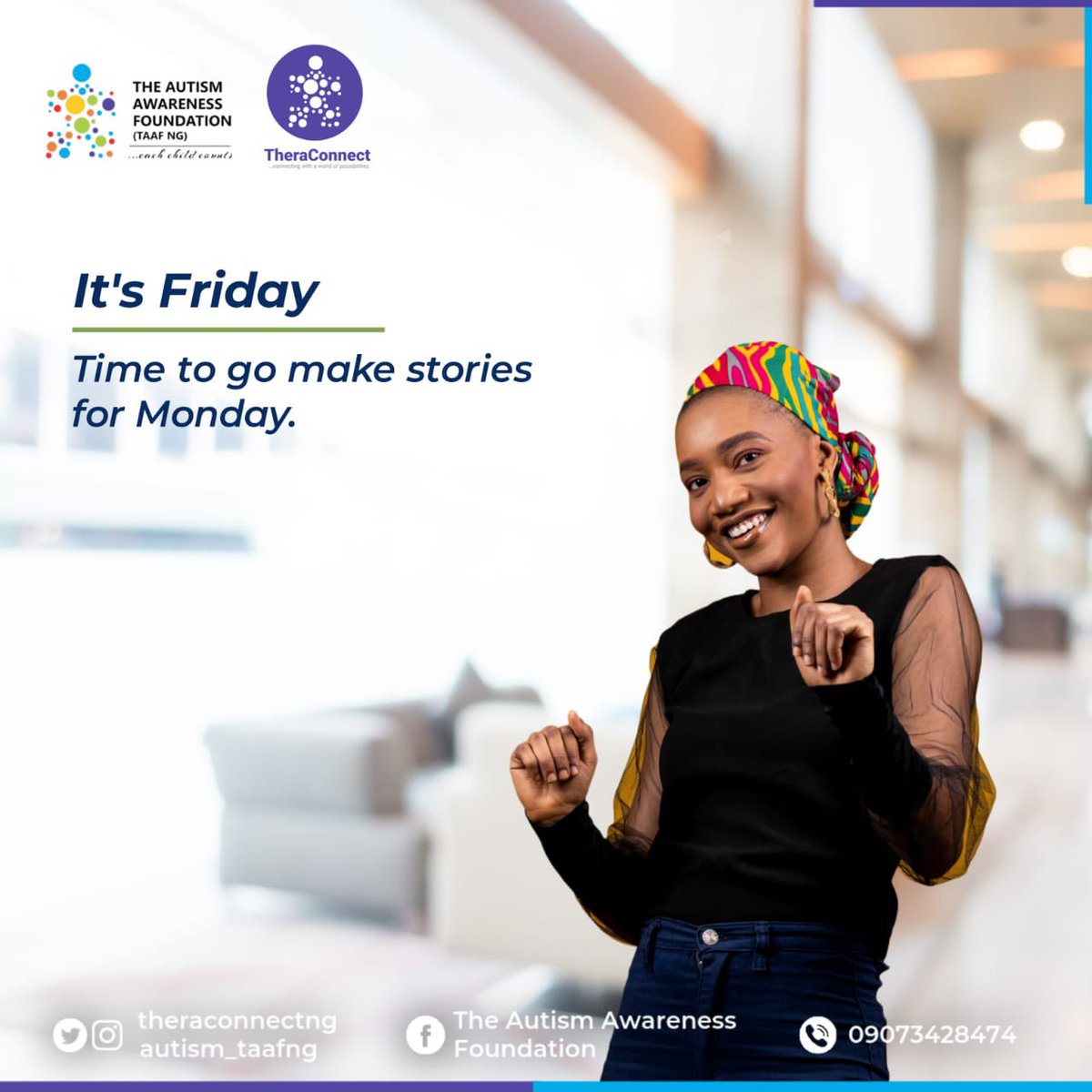 autism_taafng's tweet photo. TGIF!!
Welcome to a weekend full of fun!!🤩✨

Ensure you rest well, eat good food, and hang out with friends💫

#tgif #fridayfeeling #weekend #workfree https://t.co/bGISkABqXN