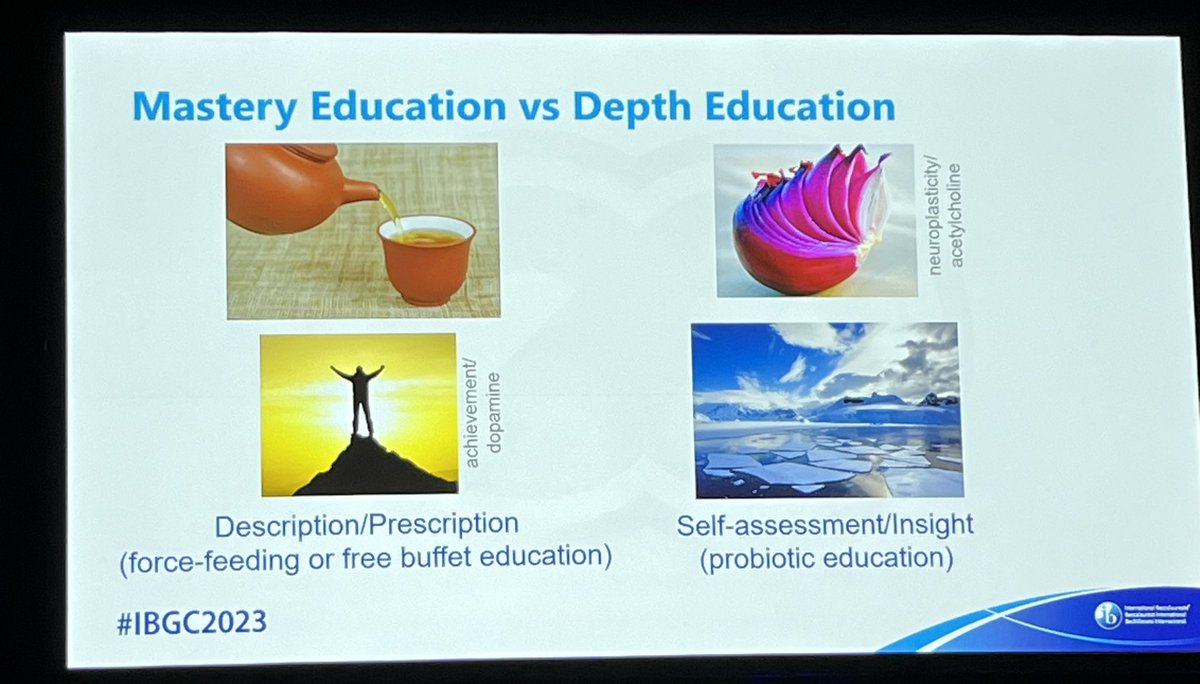 collierc's tweet image. So much to digest in the #IBGC2023 keynote by Dr. Vanessa Andreotti as we think about what depth education means for educators and learners. #worldcenterededucation