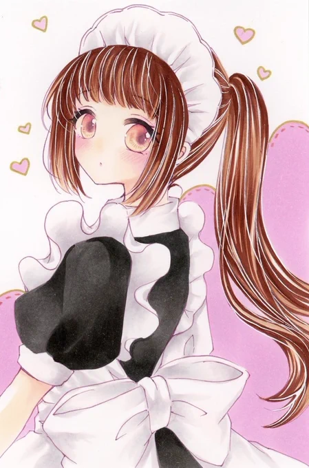 メイドさん   #ドリームメイド展3 #コピック