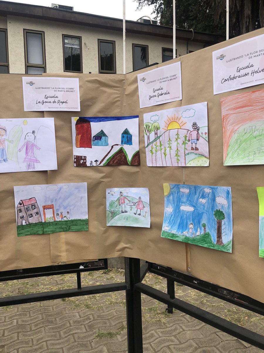 info_navarro's tweet image. Ejemplo de participación infantil en “El gigante egoísta” de Oscar Wilde, ilustrado por Guillermo Tejeda e intervenido por un niño… Algo parecido hicieron @Culturas_OH y @muninavidad para celebrar #Diadellibro2023 invitando a escolares de la comuna a dibujar “La flor del cobre”