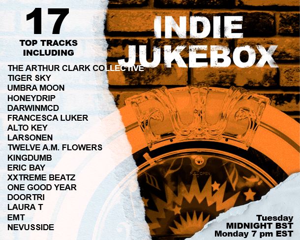 NEW #INDIE JUKEBOX EXTRA Tuesday 12am GMT (Monday 7pm ET) ft <a href="/umbramoonn/">Umbra</a> <a href="/darwinmcd/">darwinmcd</a> <a href="/FrancescaLuker/">Francesca Luker</a> <a href="/AltoKeyMusic/">Alto Key</a> <a href="/RealLarsonen/">Larsonen</a> @kmaccident <a href="/ericbaymusic/">Eric Bay</a> <a href="/XxtremeBeatz413/">Xxtreme Beatz</a> <a href="/One_Good_Year/">One Good Year</a> @thebandemt +more

radiowigwam.co.uk, SmartSpeaker

#indiepop #singersongwriter #electro