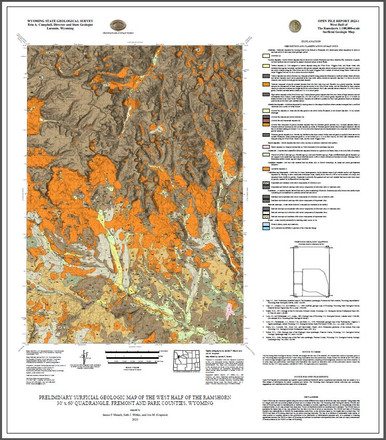 WyGeoSurvey's tweet image. Cliffs in the Wiggins Formation (above) &amp;amp; underlying slope in the Tepee Formation (below) on the south ridge of Ramshorn Peak on The Ramshorn quadrangle, NW  #Wyoming. The @WyGeoSurvey recently mapped the west half of the quad: sales.wsgs.wyo.gov/preliminary-su…

#geology #geologicmap #map