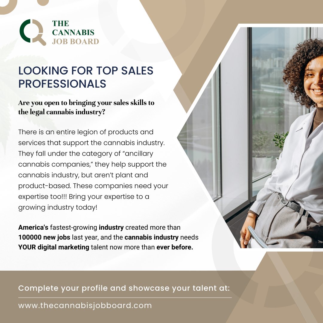 TheCannabisJobB's tweet photo. Looking for a Job in the Cannabis Industry?

Your next opportunity is here:
https://t.co/z9s0lgjqx1

#Cannabis #marijuana #cannalife #CBD #Kush #cannabiscommunity #cannabiscareers #cannabisindustry #WeedLovers #thecannabisjobboard https://t.co/0CIT1Dy9kV