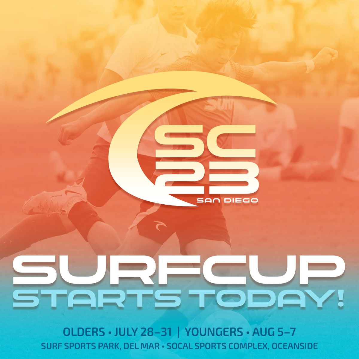 Welcome to THE CUP. #SurfCup OLDERS is officially underway! Good luck to all teams playing this weekend! #BestOfTheBest