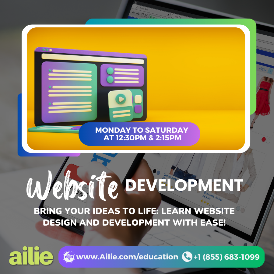 ailie_inc's tweet photo. Bring your ideas to life: learn website development with ease! In this class, you'll learn how to develop a beautiful website using Wix.

Book your seat here: https://t.co/AaArj9zTSo

#WebDevClass #WebDev #WixClasses

https://t.co/UzZlRBxjXU
SEE IT - FEEL IT - BE IT https://t.co/xv1Z71KiZQ
