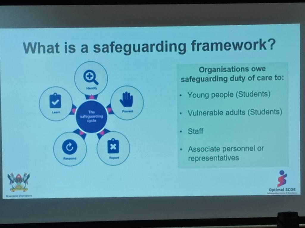 JustineNamaalwa's tweet photo. Today, the Safeguarding Policy Drafting Team of @Makerere has concluded the capacity Building Training where Optimal SCOE  has guided them through the Principles, Practices &amp; Standards to be considered when Strengthening Safeguarding at Makerere University https://t.co/K8niHRYENG