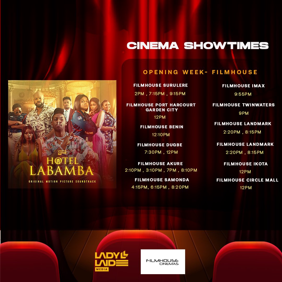 thabluemedia's tweet photo. Hotel Labamba the movie out in cinemas nationwide. Don’t forget to grab your popcorn and drinks 😎
#HotelLabambaSoundtrack https://t.co/dAxFXFgVi4