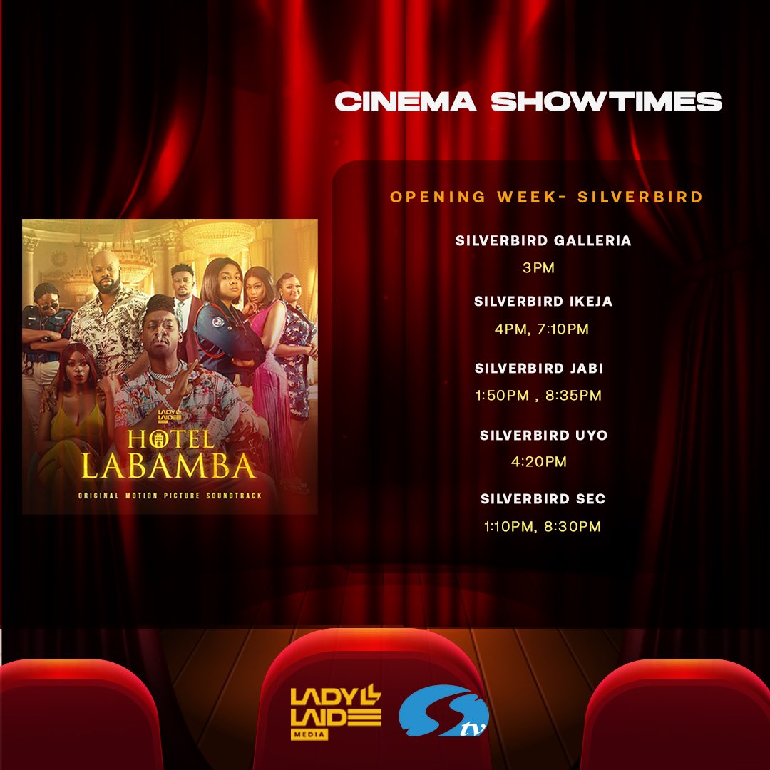 thabluemedia's tweet photo. Hotel Labamba the movie out in cinemas nationwide. Don’t forget to grab your popcorn and drinks 😎
#HotelLabambaSoundtrack https://t.co/dAxFXFgVi4