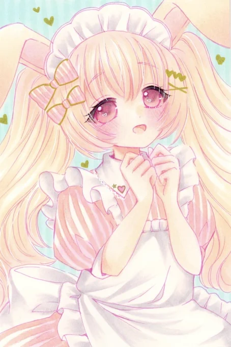 メイドさん(*'ω'*)  #コピック   #アナログイラスト